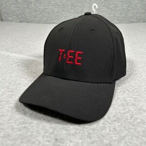 Waggle Golf Hat‎ One Size Black Tee Time Performance Dad Cap Adjustable NEW
